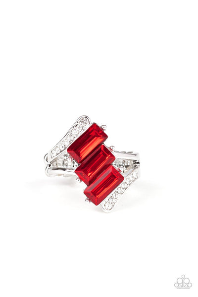 Paparazzi Triple Razzle - Red