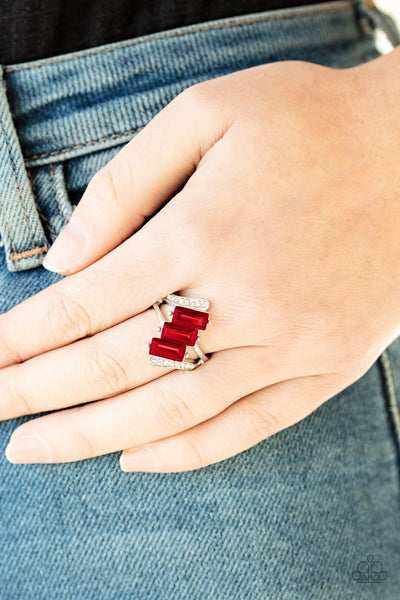 Paparazzi Triple Razzle - Red