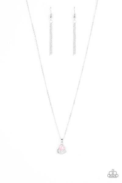 Paparazzi Turn On The Charm - Pink Necklace