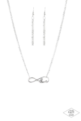 Paparazzi We Found Love - Silver Necklace