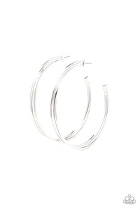 Paparazzi Wheelhouse - Silver Earrings