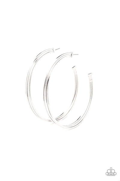 Paparazzi Wheelhouse - Silver Earrings