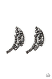 Paparazzi Wing Bling - Silver Earrings