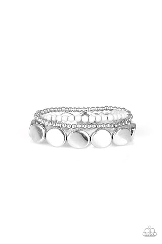 Paparazzi Beyond The Basics - White Bracelet