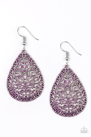 Paparazzi Indie Idol - Purple Earrings