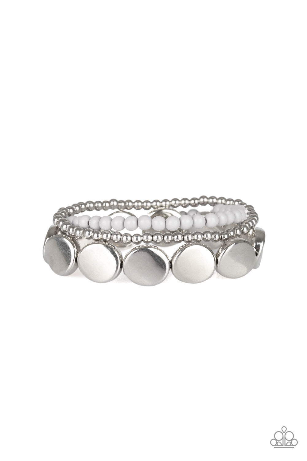 Paparazzi Beyond The Basics - Silver Bracelets