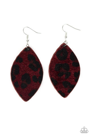 Paparazzi GRR-irl Power! - Red Earrings