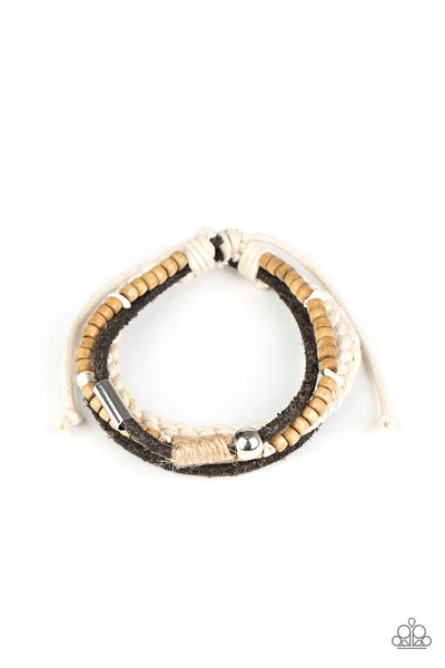 Paparazzi Sahara Pilgrim - Black Bracelet