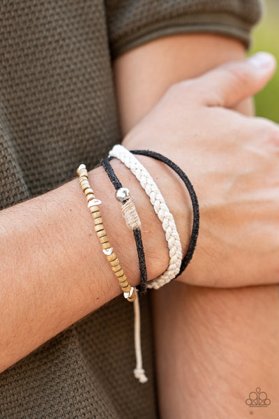 Paparazzi Sahara Pilgrim - Black Bracelet