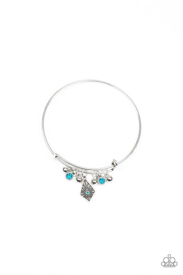 Paparazzi Treasure Charms - Blue Bracelet