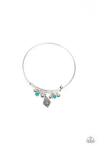 Paparazzi Treasure Charms - Blue Bracelet