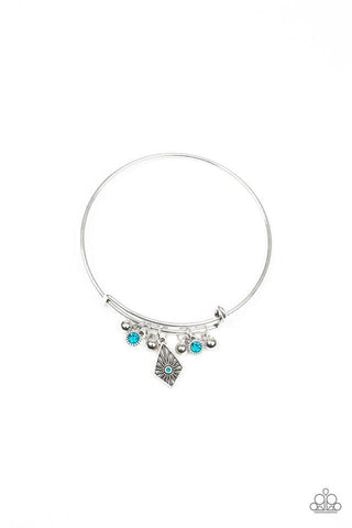 Paparazzi Treasure Charms - Blue Bracelet