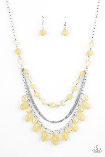 Paparazzi Awe-Inspiring Iridescence - Yellow Necklace