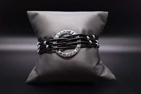 Paparazzi Magnetic Muse - Black Bracelet