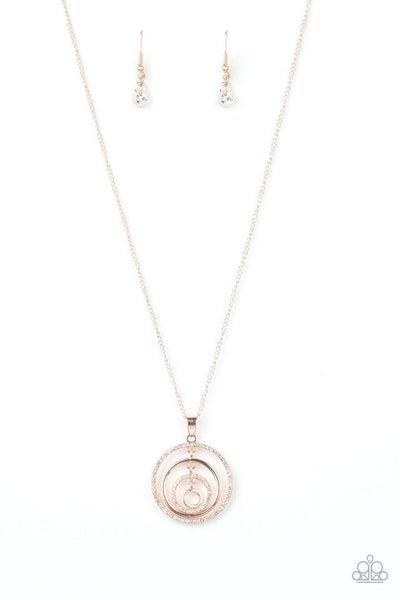 Paparazzi Upper East Side - Rose Gold Necklace