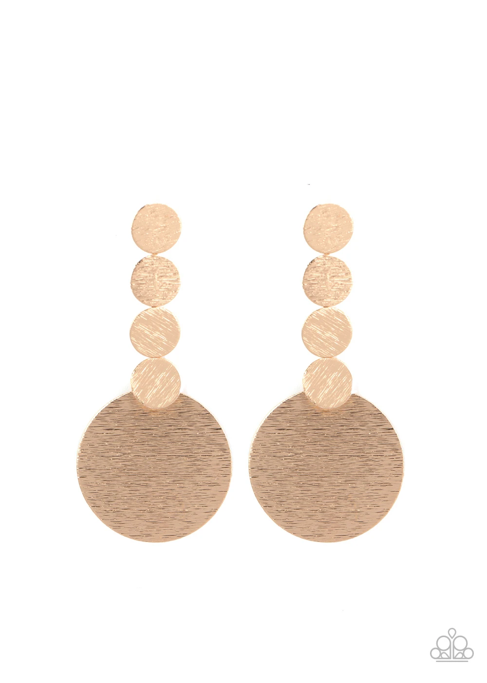 Paparazzi Idolized Illumination - Gold Earrings