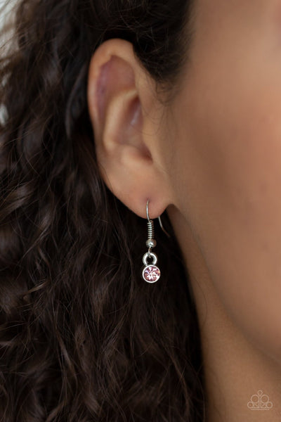 Paparazzi Flirtatiously Flashy - Pink Necklace