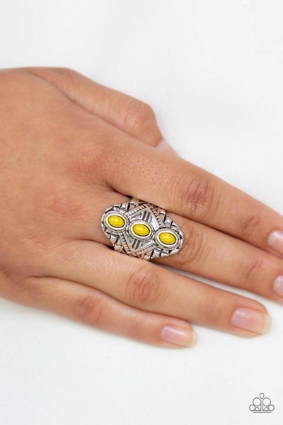 Paparazzi Mayan Motif - Yellow