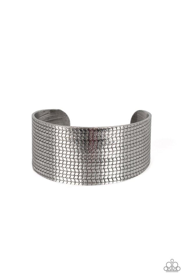 Paparazzi Texture Trailblazer - Silver
