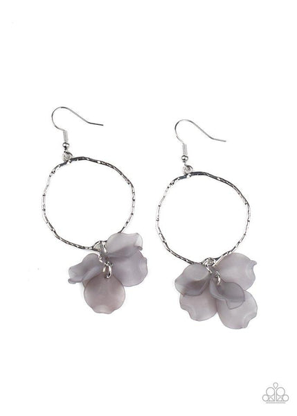 Paparazzi Petals On The Floor - Silver Earrings