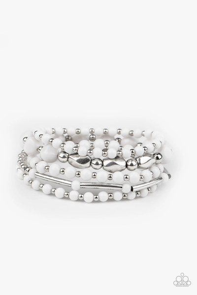Paparazzi Vibrantly Vintage - White