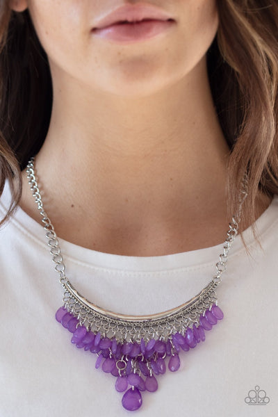 Paparazzi Rio Rainfall - Purple Necklace
