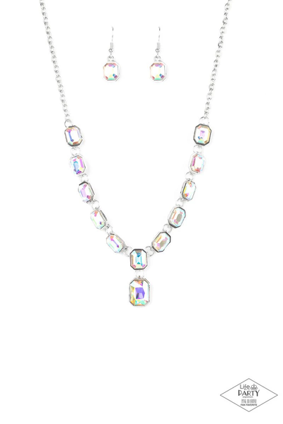 Paparazzi The Right To Remain Sparkly - Multi Necklace