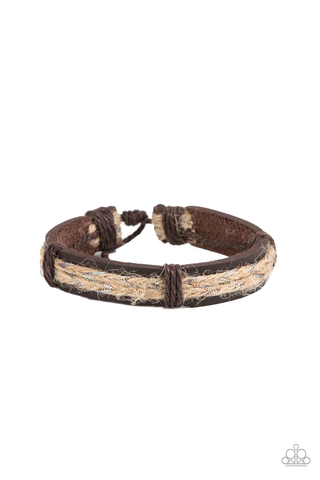 Paparazzi Guided Expedition - Brown Bracelet