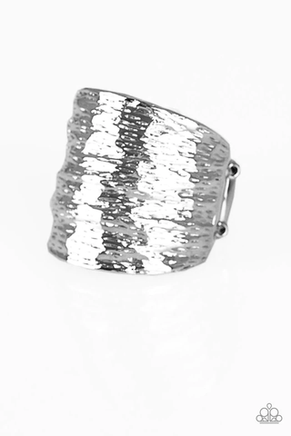 Paparazzi Paleo Patterns - Silver Ring