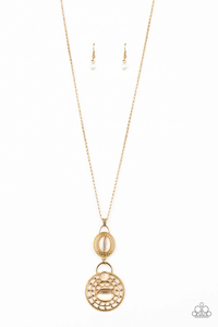 Paparazzi Hook, VINE, and Sinker - Gold Necklace