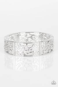 Paparazzi Yours and VINE - White Bracelet