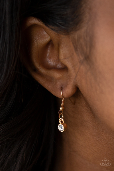 Paparazzi Social Luster - Gold Necklace
