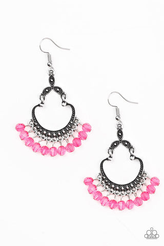 Paparazzi Babe Alert - Pink Earrings