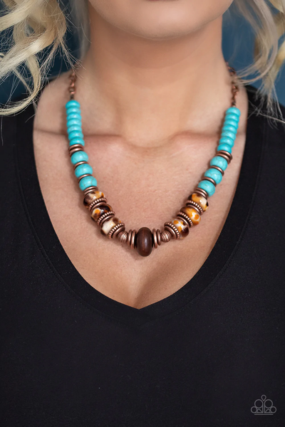 Paparazzi Desert Tranquility - Copper Necklace