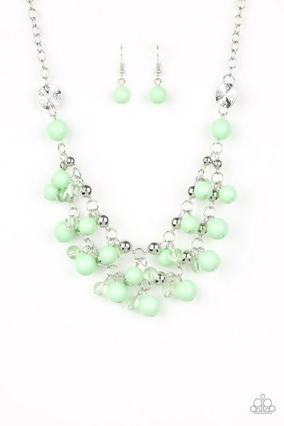Paparazzi Seaside Soiree - Green Necklace