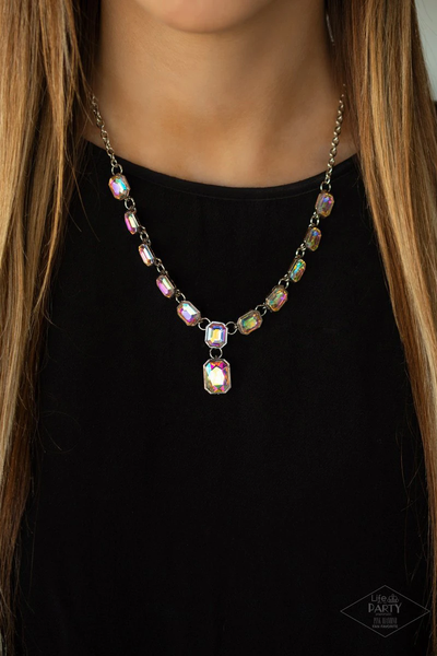 Paparazzi The Right To Remain Sparkly - Multi Necklace