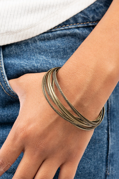 Paparazzi Suddenly Synced - Brass Bracelet