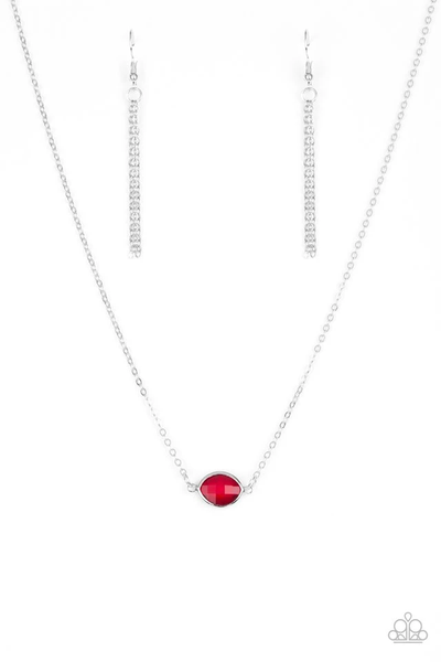 Paparazzi Fashionably Fantabulous - Red Necklace