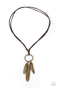 Paparazzi Bird Watcher - Brown Necklace