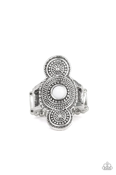Paparazzi Desert Mandalas - White Ring