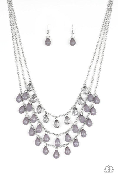 Paparazzi Melting Ice Caps - Silver Necklace
