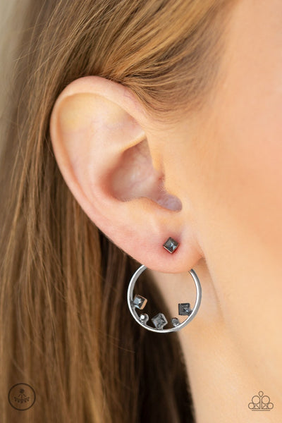 Paparazzi Top-Notch Twinkle - Silver Post Earrings