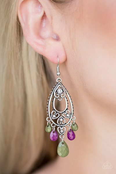 Paparazzi Fashion Flirt - Multi Earrings