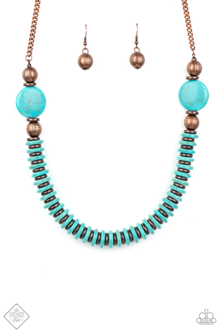 Paparazzi Desert Revival - Copper Necklace