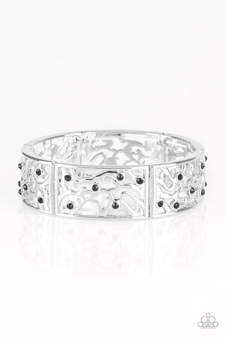 Paparazzi Yours and VINE - Black Bracelet