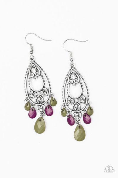 Paparazzi Fashion Flirt - Multi Earrings