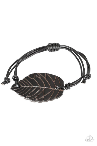 Paparazzi Forest Forager - Black Bracelet