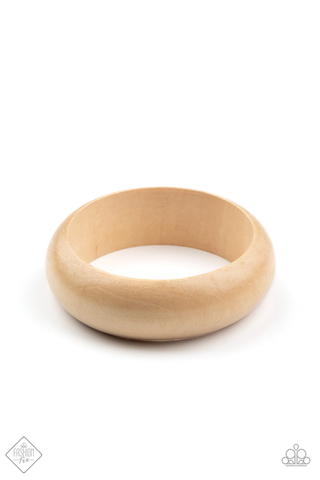 Paparazzi Whimsically Woodsy - White Bracelet