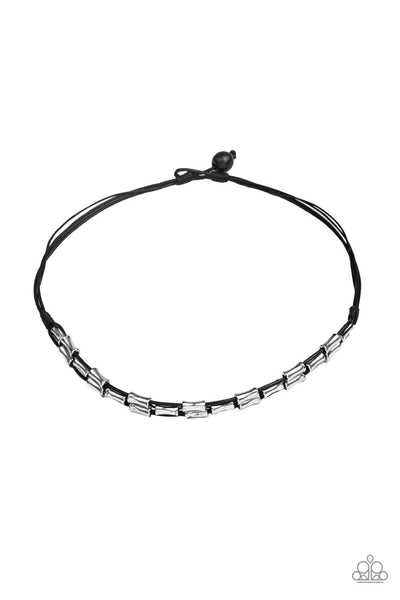 Paparazzi Moto Maverick - Black Necklace