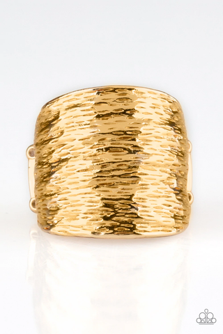 Paparazzi Paleo Patterns - Gold Ring